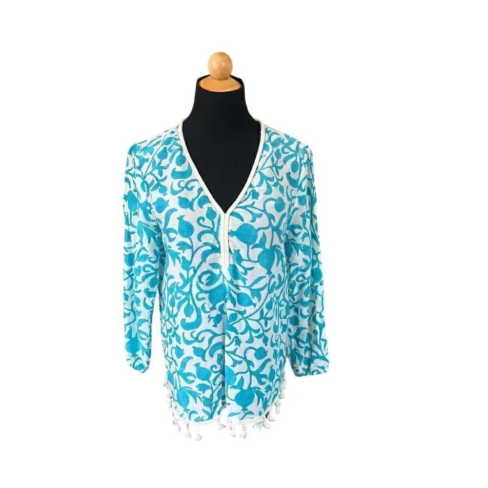 ROBERTA ROLLER RABBIT SILK BLEND TOP SIZE SMALL